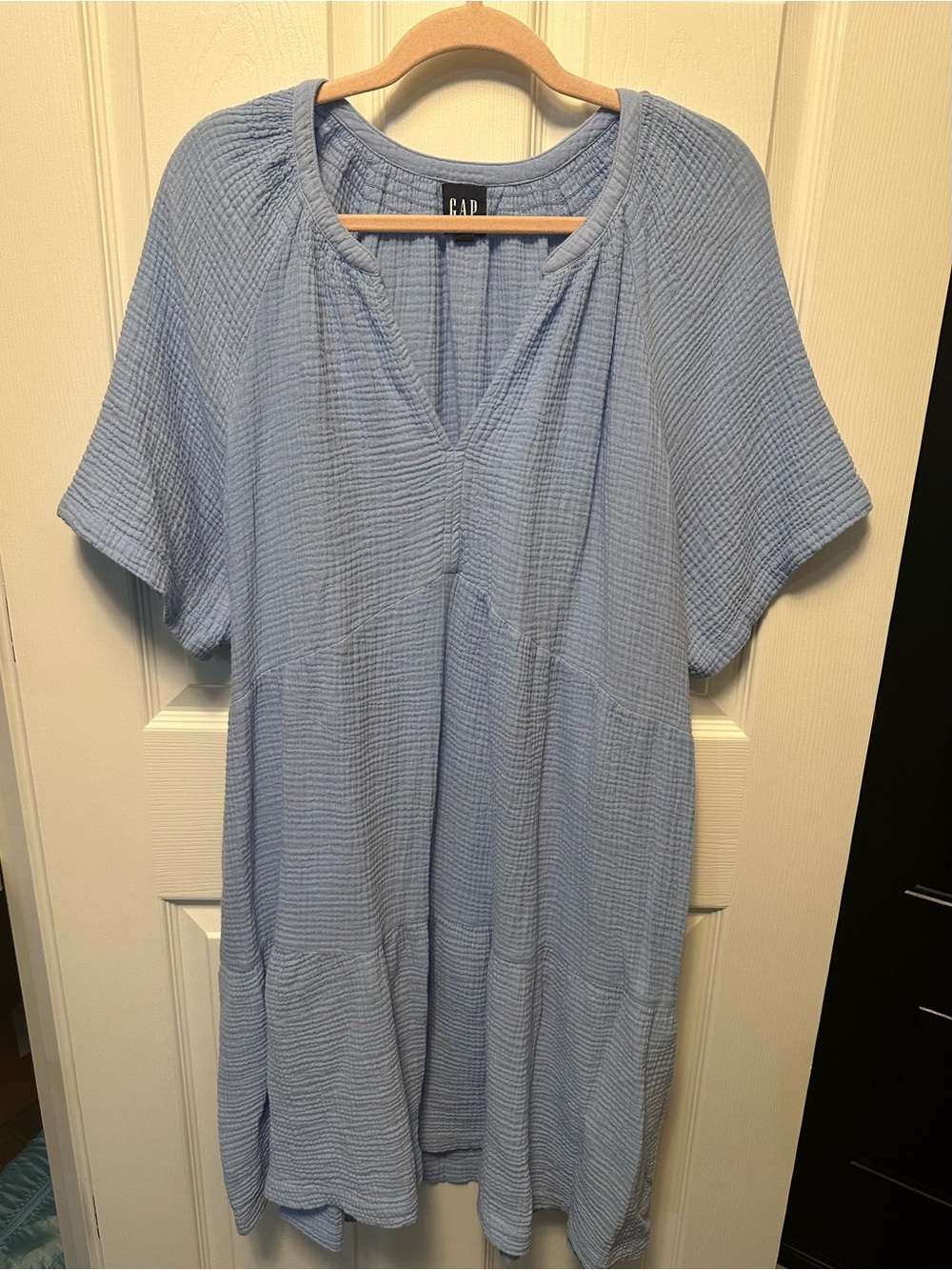 Womens Gap gauze crinkle dress size XL